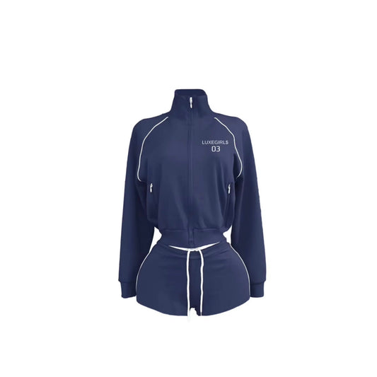 Navy blue varsity set